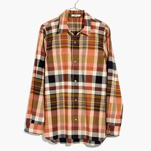 Madewell Multicolor Plaid Button Down Shirt